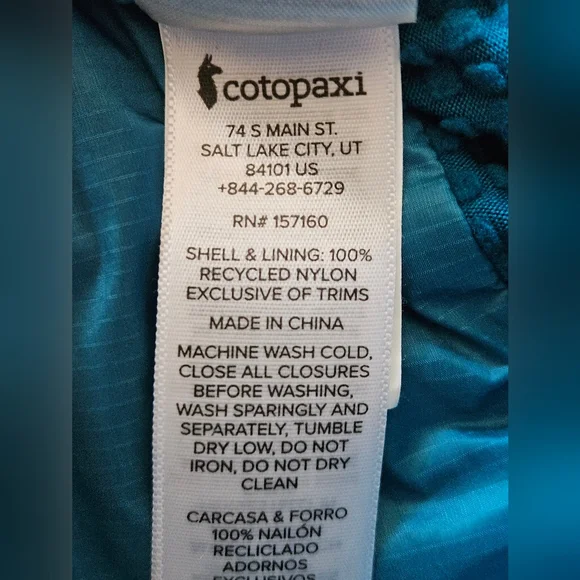Cotopaxi Capa Hybrid Insulated Hooded Jacket Womens Sz Medium - Picture 4 of 5